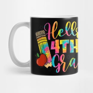 Hello 4th Grade Back To School Fourth Grade Teacher Mug